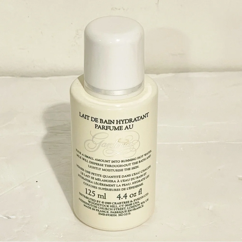 Crabtree and Evelyn Gardenia Moistening Bath‎ Milk 4.4oz Skincare Beauty